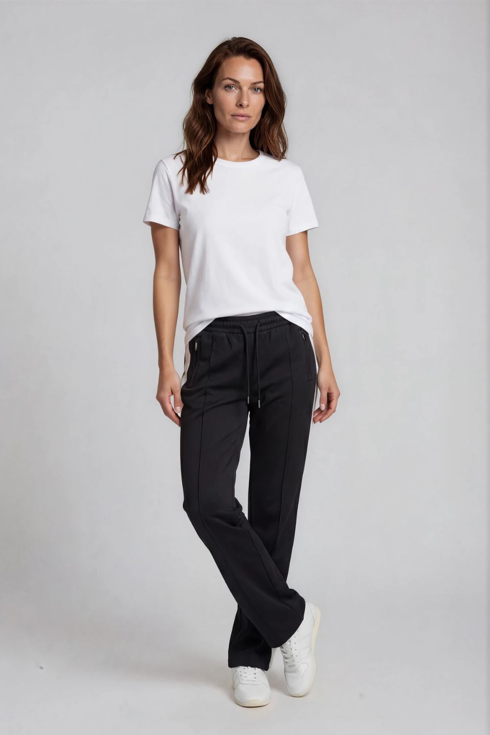 Silvermaple Collection - Oasis Stripe Pant | Black - Pants - Silvermaple Boutique