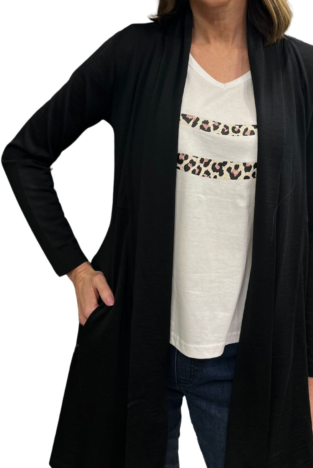 Silvermaple Collection - Lucinda Merino Cardigan | Black - Cardigan - Silvermaple Boutique