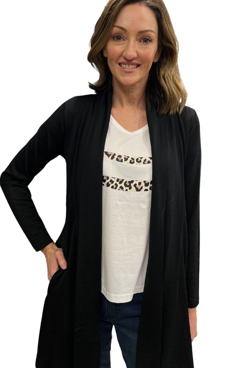 Silvermaple Collection - Lucinda Merino Cardigan | Black - Cardigan - Silvermaple Boutique