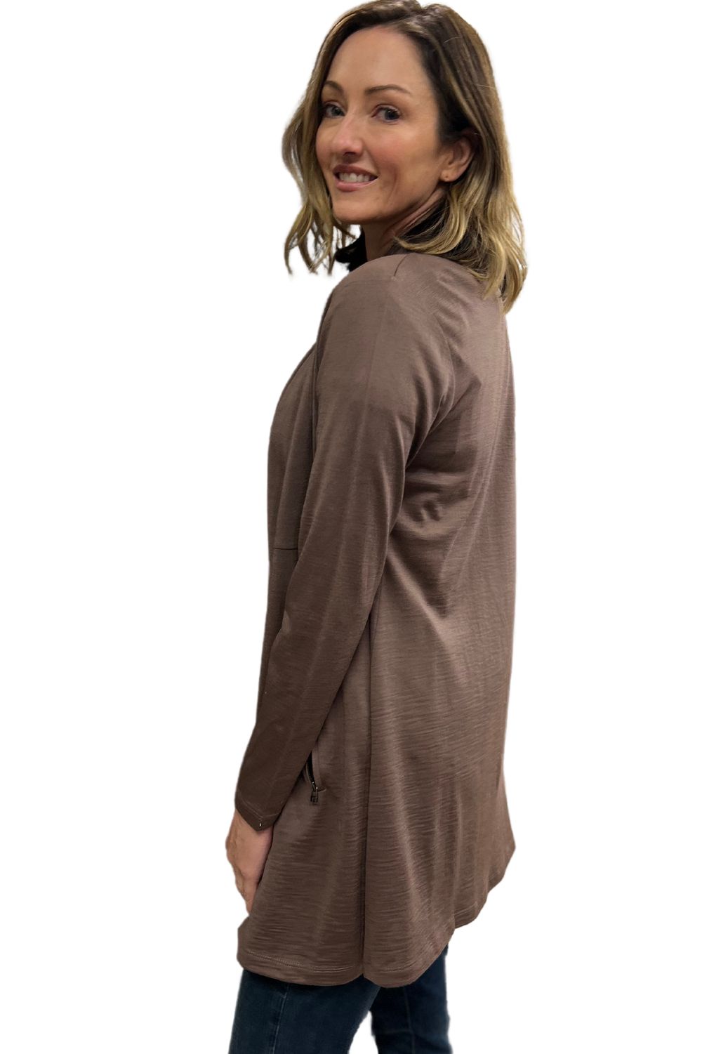 Silvermaple Collection - Lucinda Merino Cardigan | Mocha - Cardigan - Silvermaple Boutique