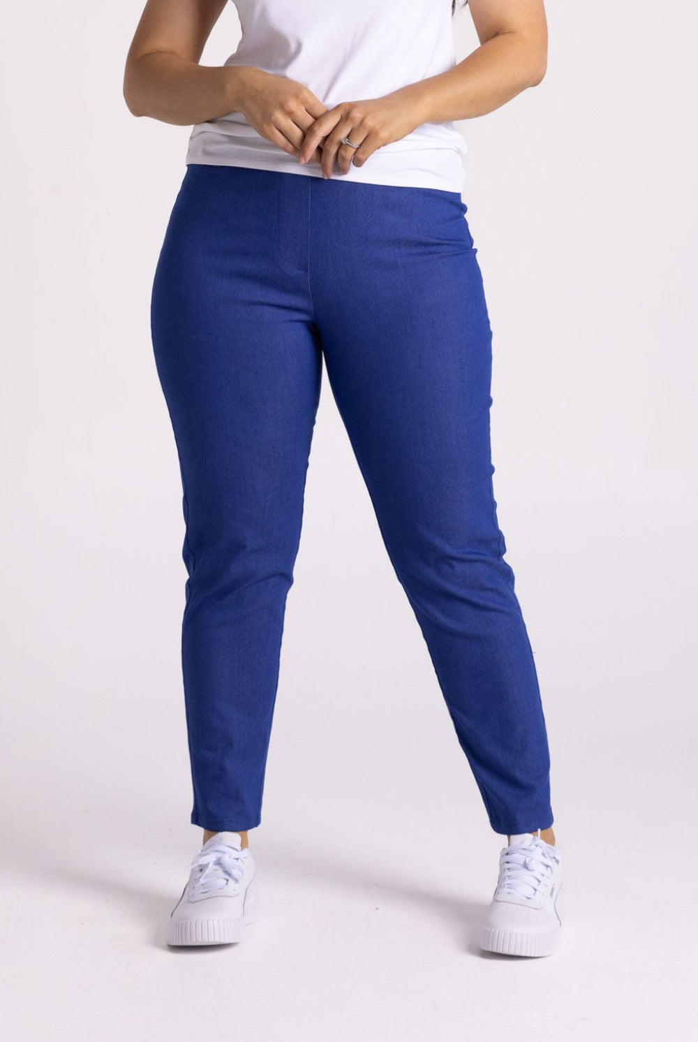 Silvermaple Collection - Kate 7/8 Pant | Sapphire - Pants - Silvermaple Boutique