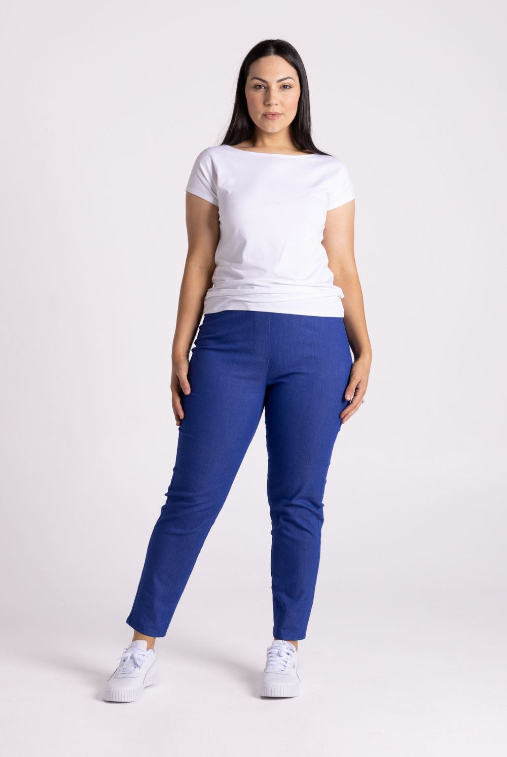 Silvermaple Collection - Kate 7/8 Pant | Sapphire - Pants - Silvermaple Boutique