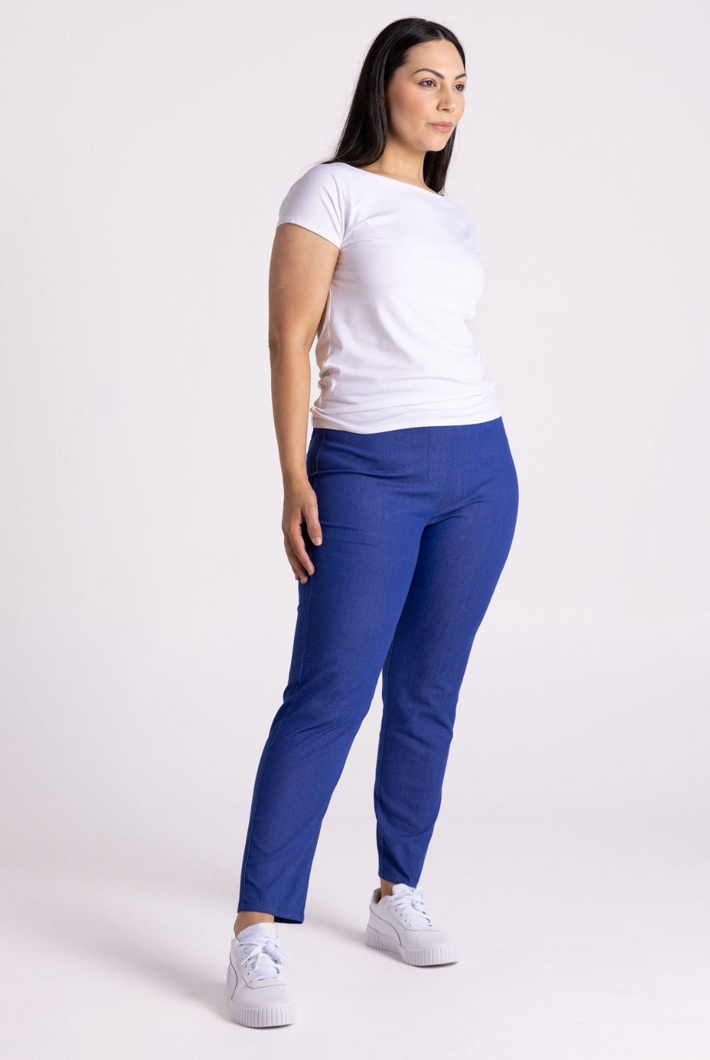 Silvermaple Collection - Kate 7/8 Pant | Sapphire - Pants - Silvermaple Boutique