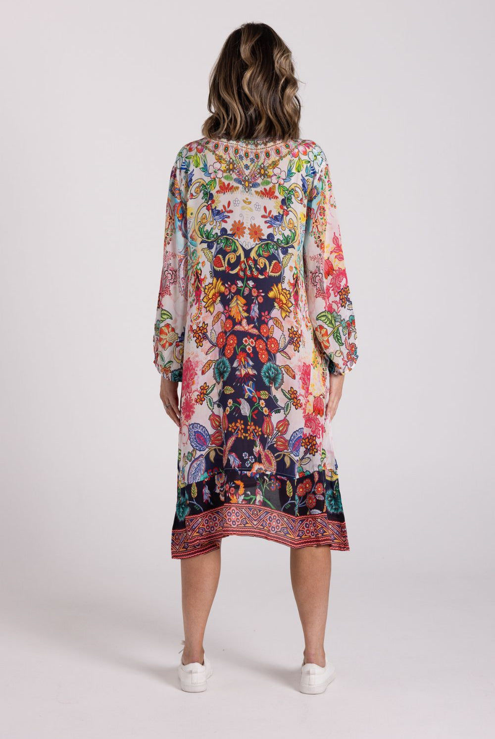 Silvermaple Collection - Amber Crystals Dress | Floral Harmony - Dress - Silvermaple Boutique