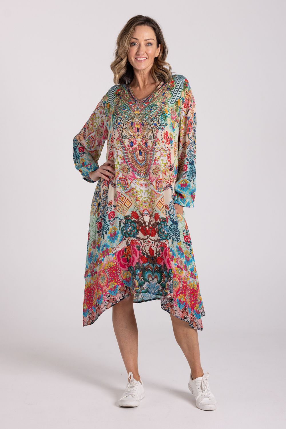 Silvermaple Collection - Amber Crystals Dress | Peach Bliss - Dress - Silvermaple Boutique