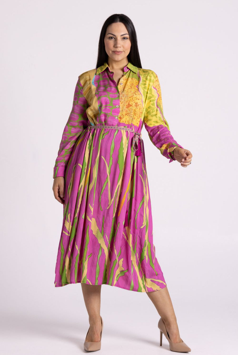 Silvermaple Collection - Isle of Capri Dress | Pink Swirl - Dress - Silvermaple Boutique