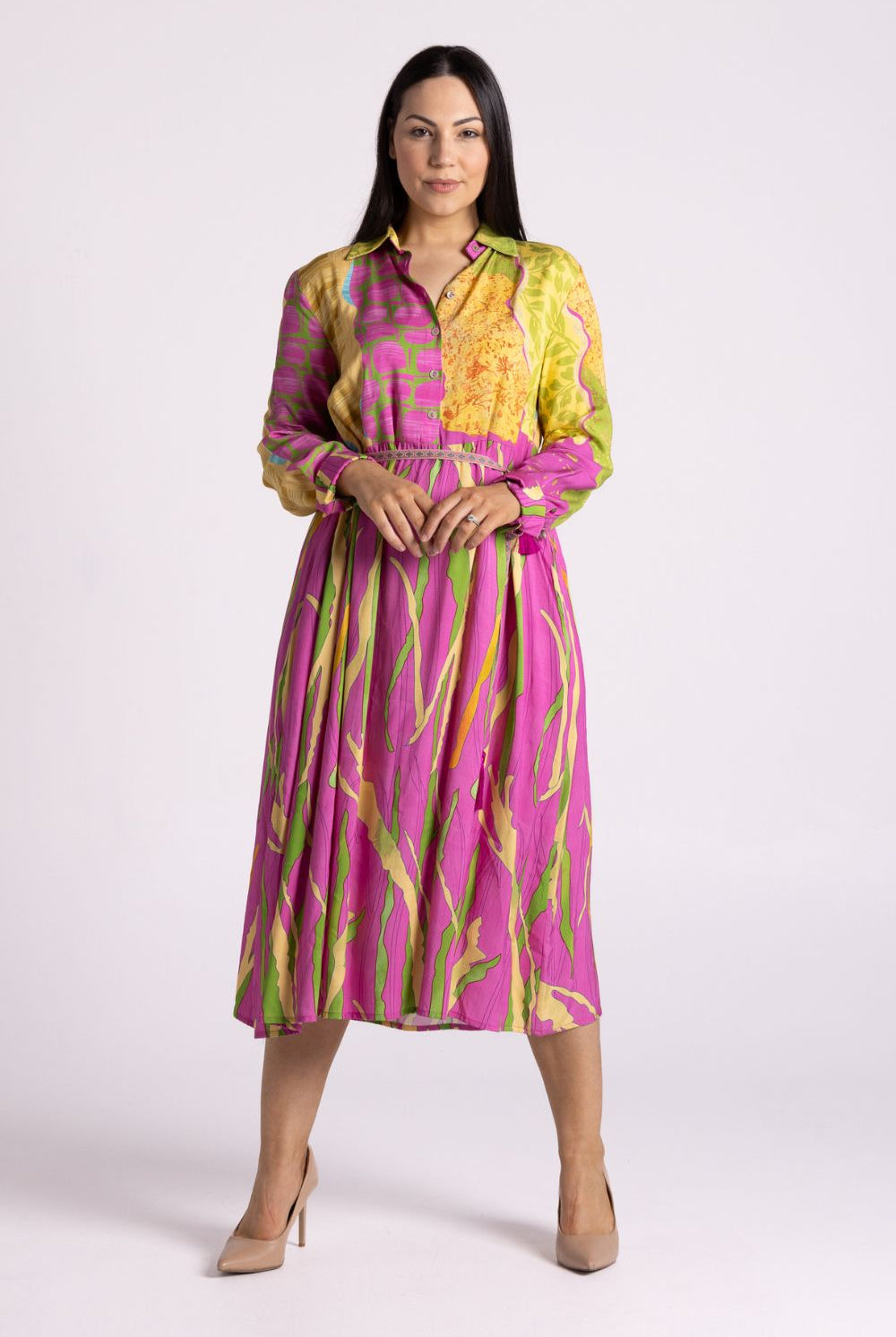 Silvermaple Collection - Isle of Capri Dress | Pink Swirl - Dress - Silvermaple Boutique