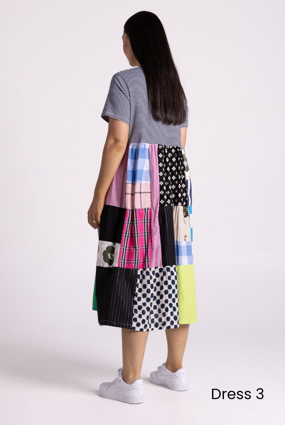 Silvermaple Collection - Patchwork Dress | Multi - Dress - Silvermaple Boutique