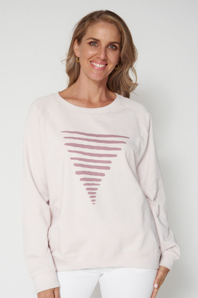 Stella + Gemma Triangle Sweater | Lilac_Silvermaple Boutique