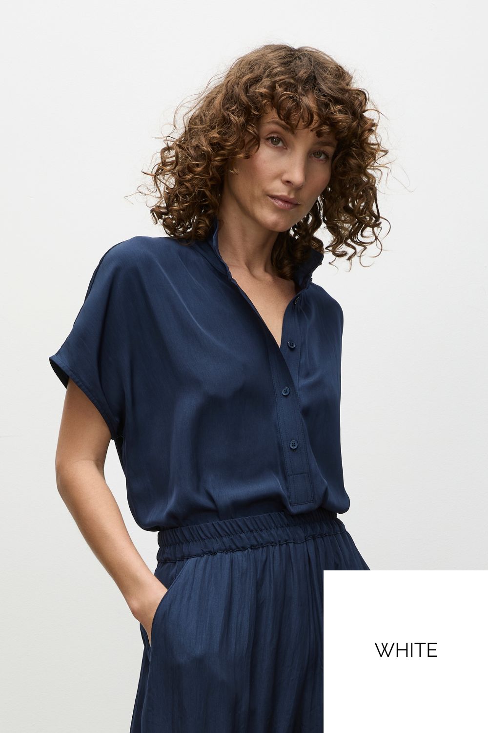 Mela Purdie - Tab Stand Shell | White - Top - Silvermaple Boutique