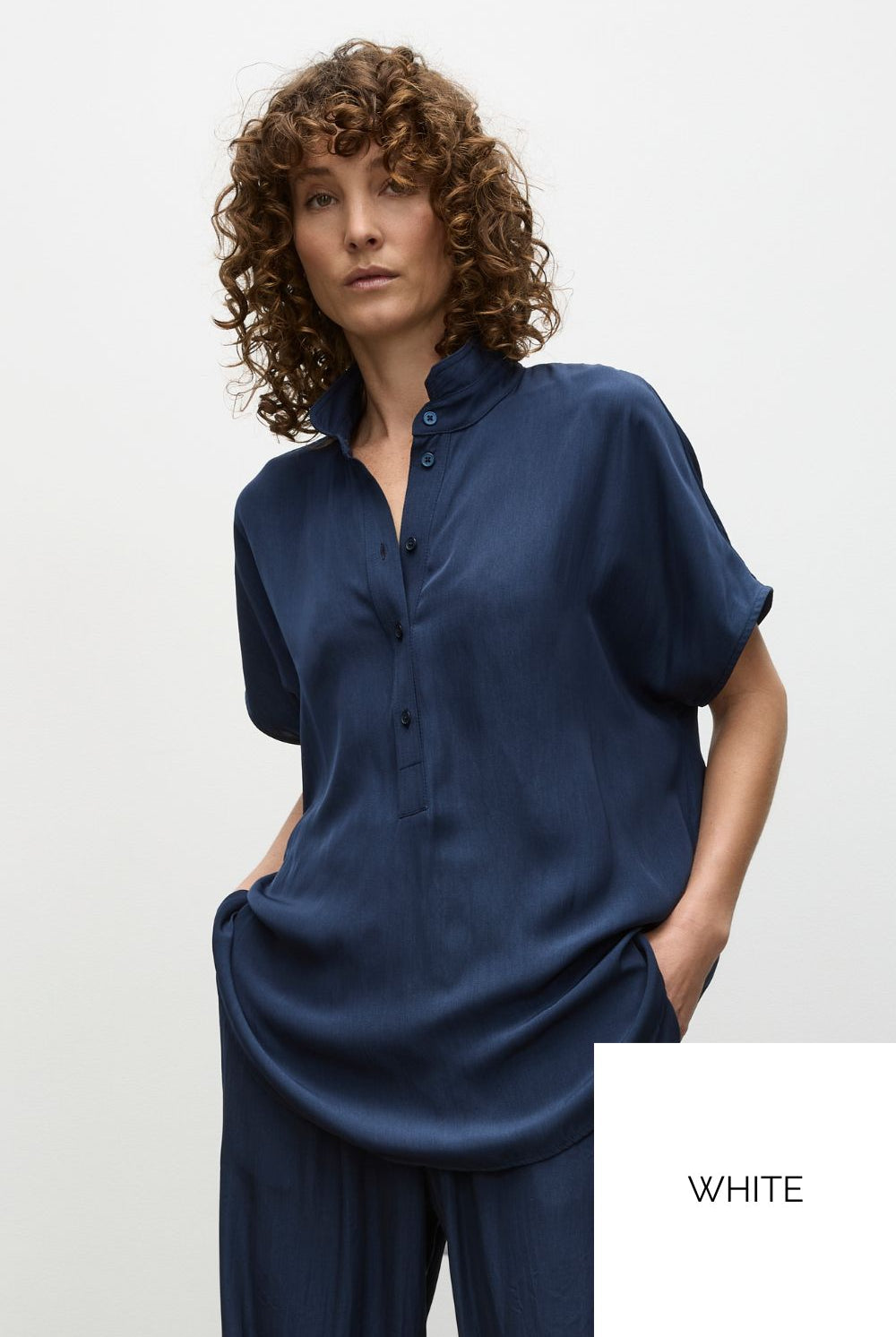 Mela Purdie - Tab Stand Shell | White - Top - Silvermaple Boutique