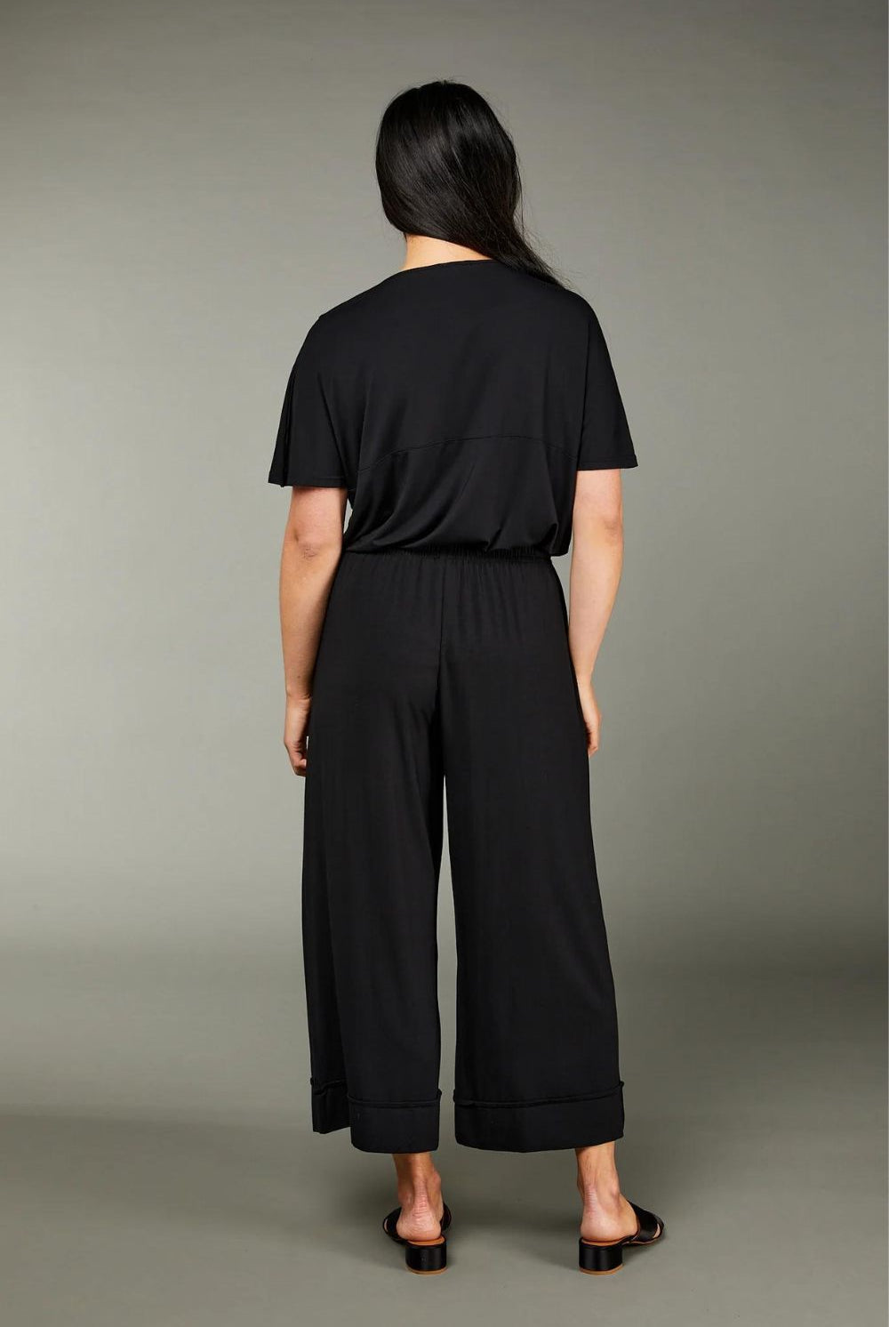 Tani - Culotte Resort Pant | Black - Pants - Silvermaple Boutique
