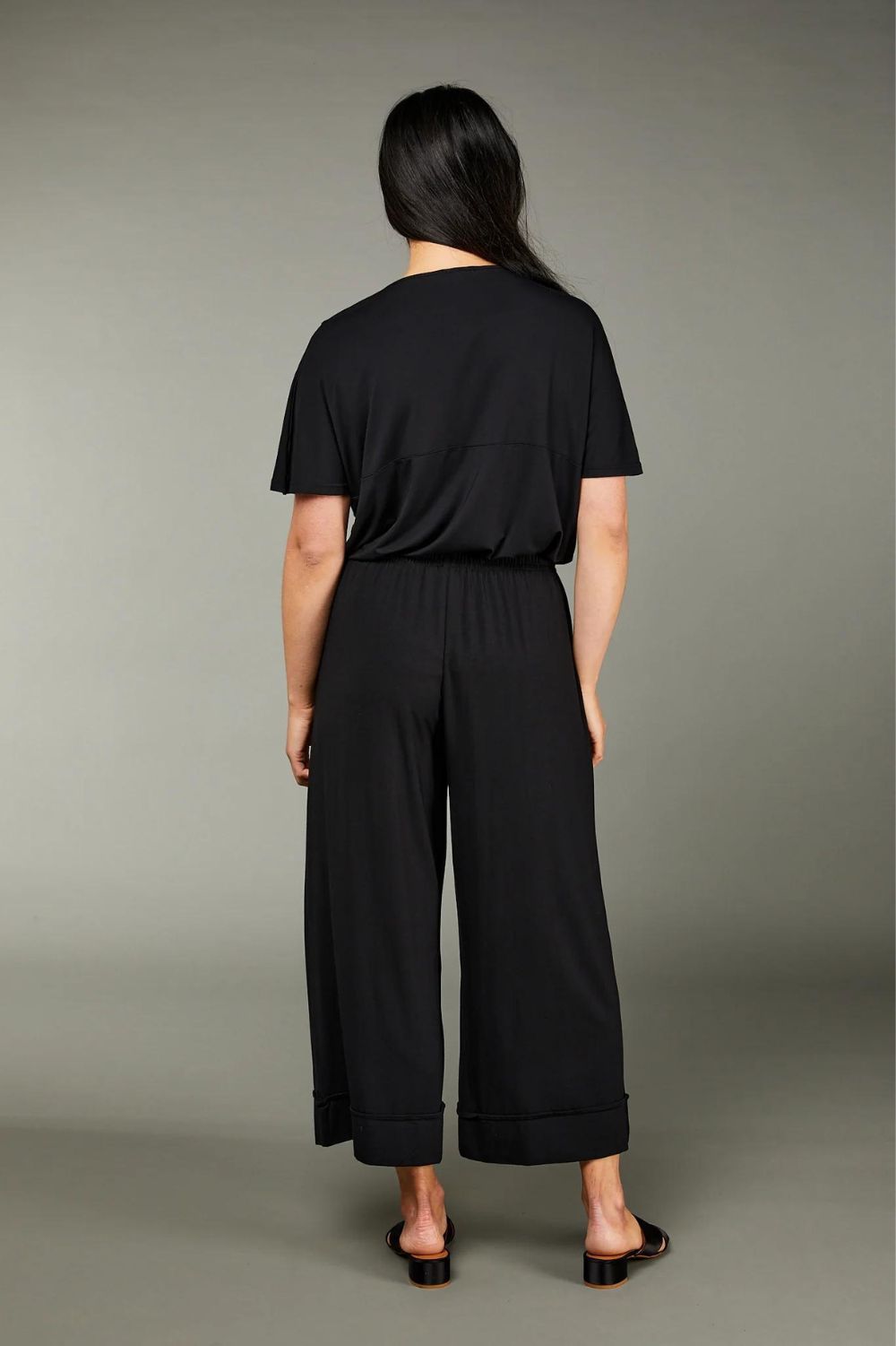 Tani - Culotte Resort Pant | Black - Pants - Silvermaple Boutique