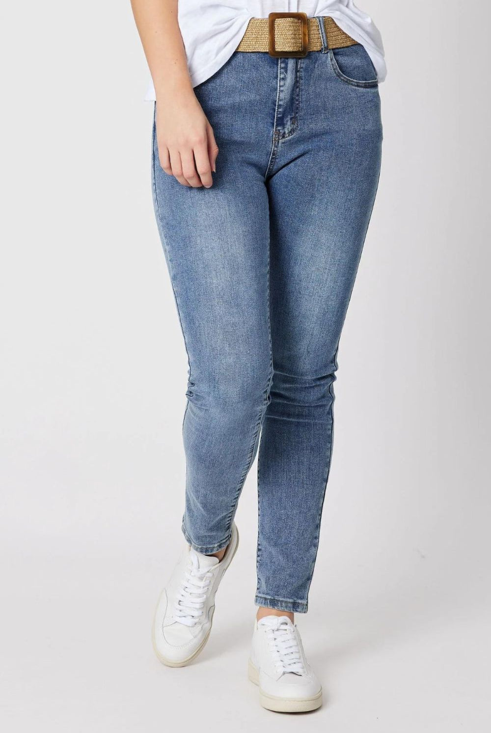 Threadz & Clarity - Sophie Slim Leg Jean | Denim - Jeans - Silvermaple Boutique