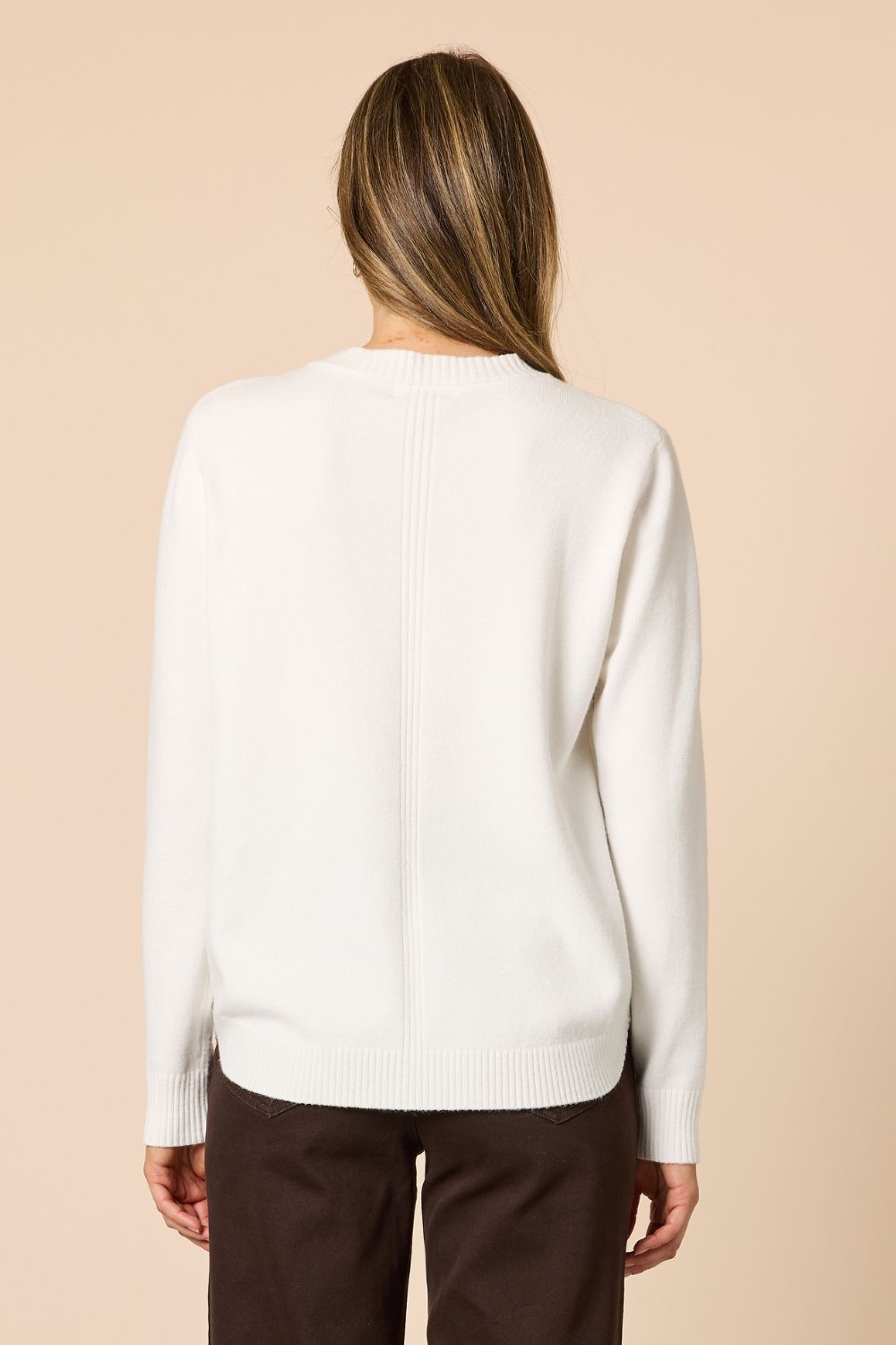 Threadz & Clarity - Alpine Spot Knit | Winter White - Knitwear - Silvermaple Boutique