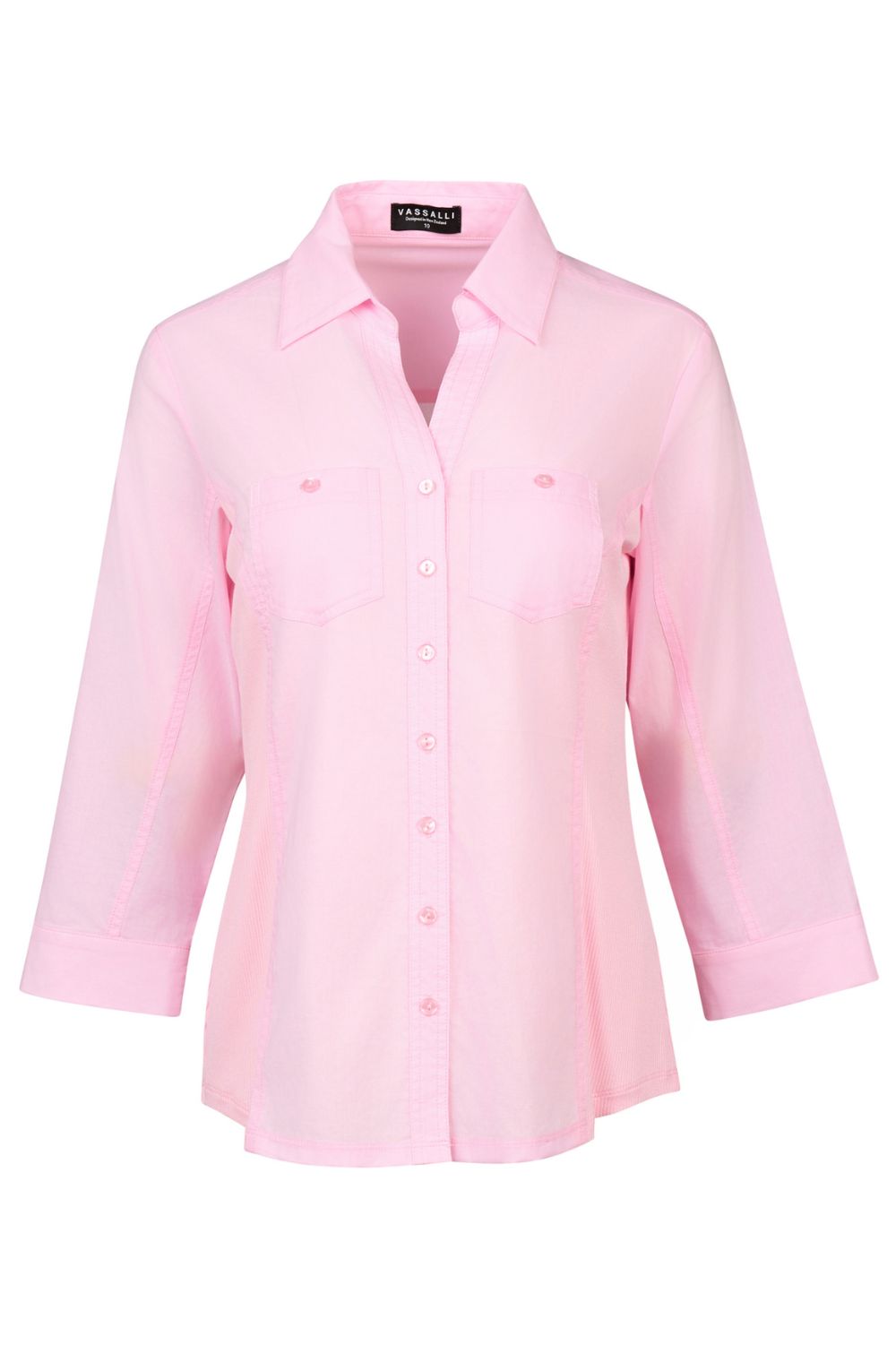 Vassalli - Golf Shirt | Soft Pink - Shirt - Silvermaple Boutique