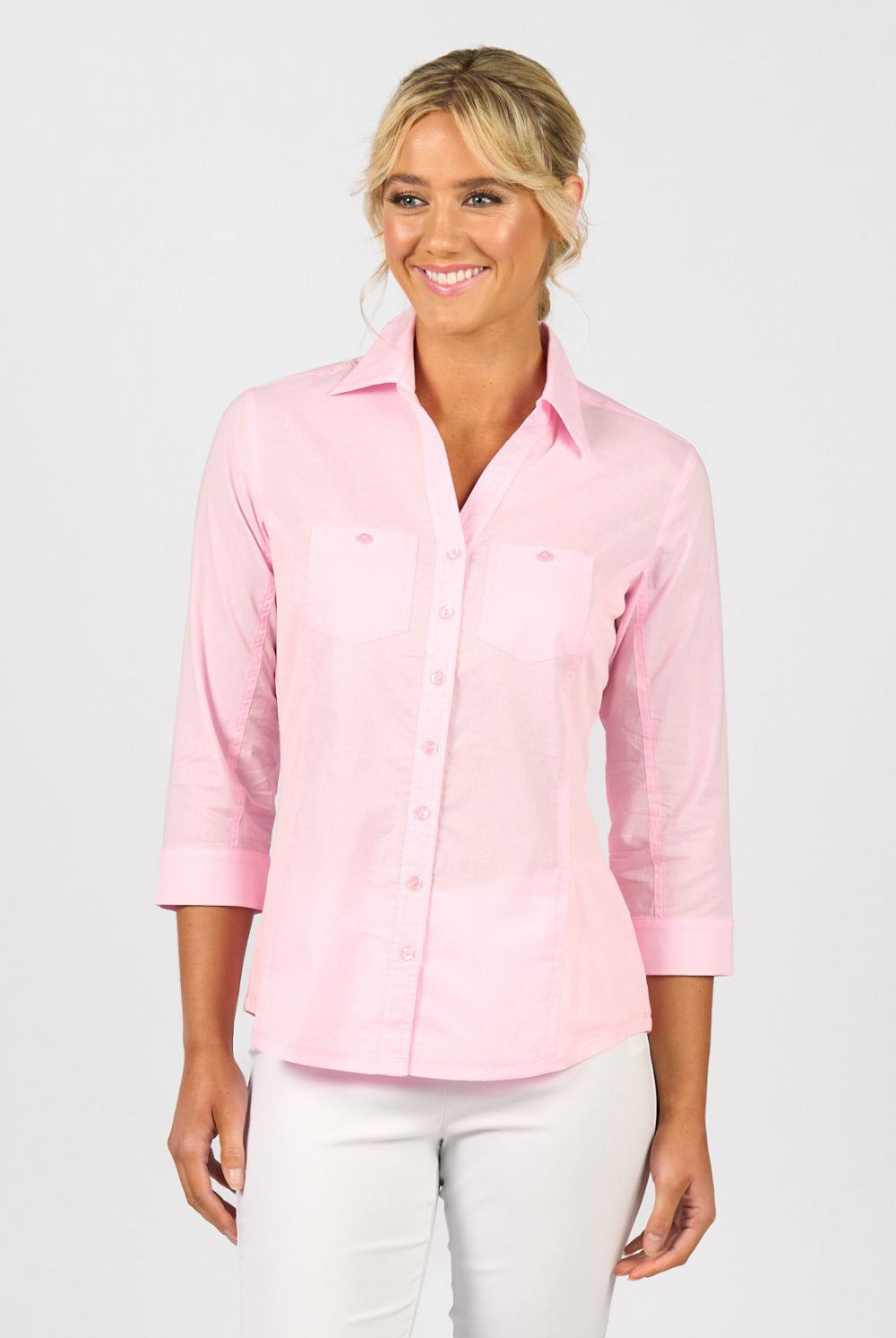 Vassalli - Golf Shirt | Soft Pink - Shirt - Silvermaple Boutique
