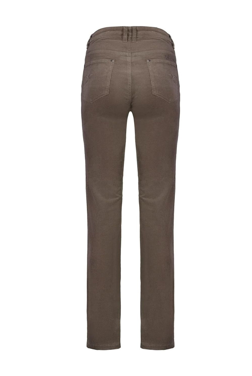 Vassalli - Straight Leg Fly Cords | Taupe - Pants - Silvermaple Boutique