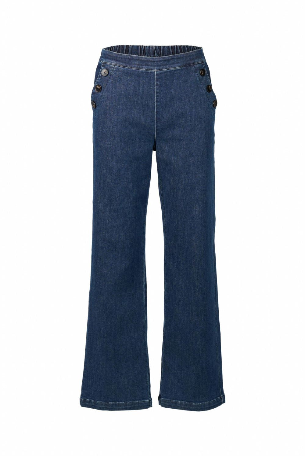 Vassalli - Wide Leg Jean | Dark Indigo - Jeans - Silvermaple Boutique