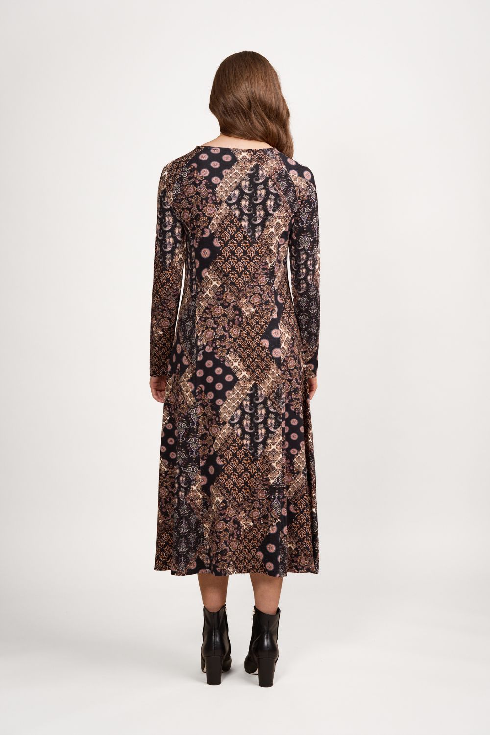 Vassalli - Longline Swing Knit Dress | Rhapsody - Dress - Silvermaple Boutique