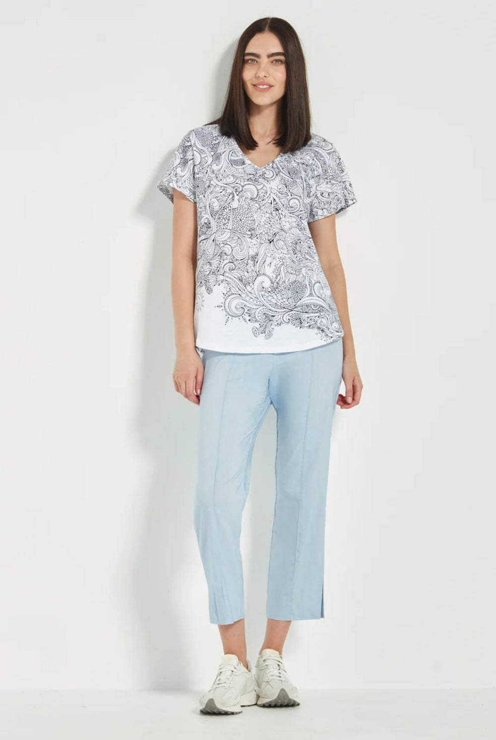 Verge - Verge Acrobat 7/8 Pant | Chambray - Pants - Silvermaple Boutique