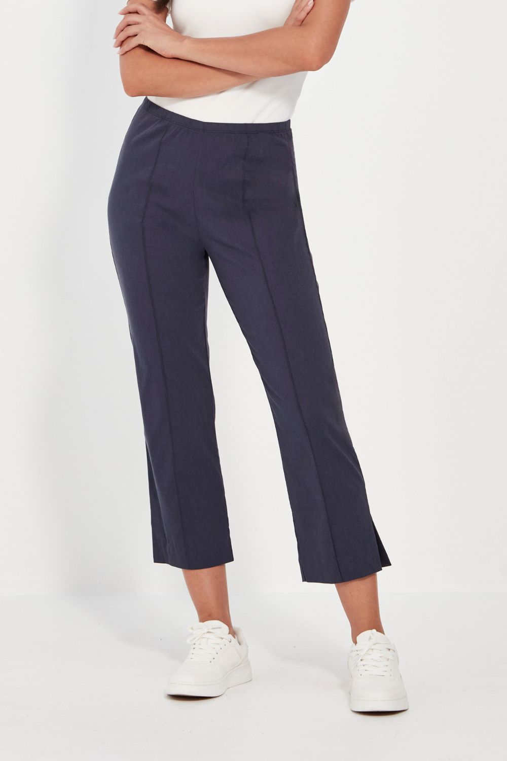 Verge - Verge Acrobat 7/8 Pant | Denim Marle - Pants - Silvermaple Boutique
