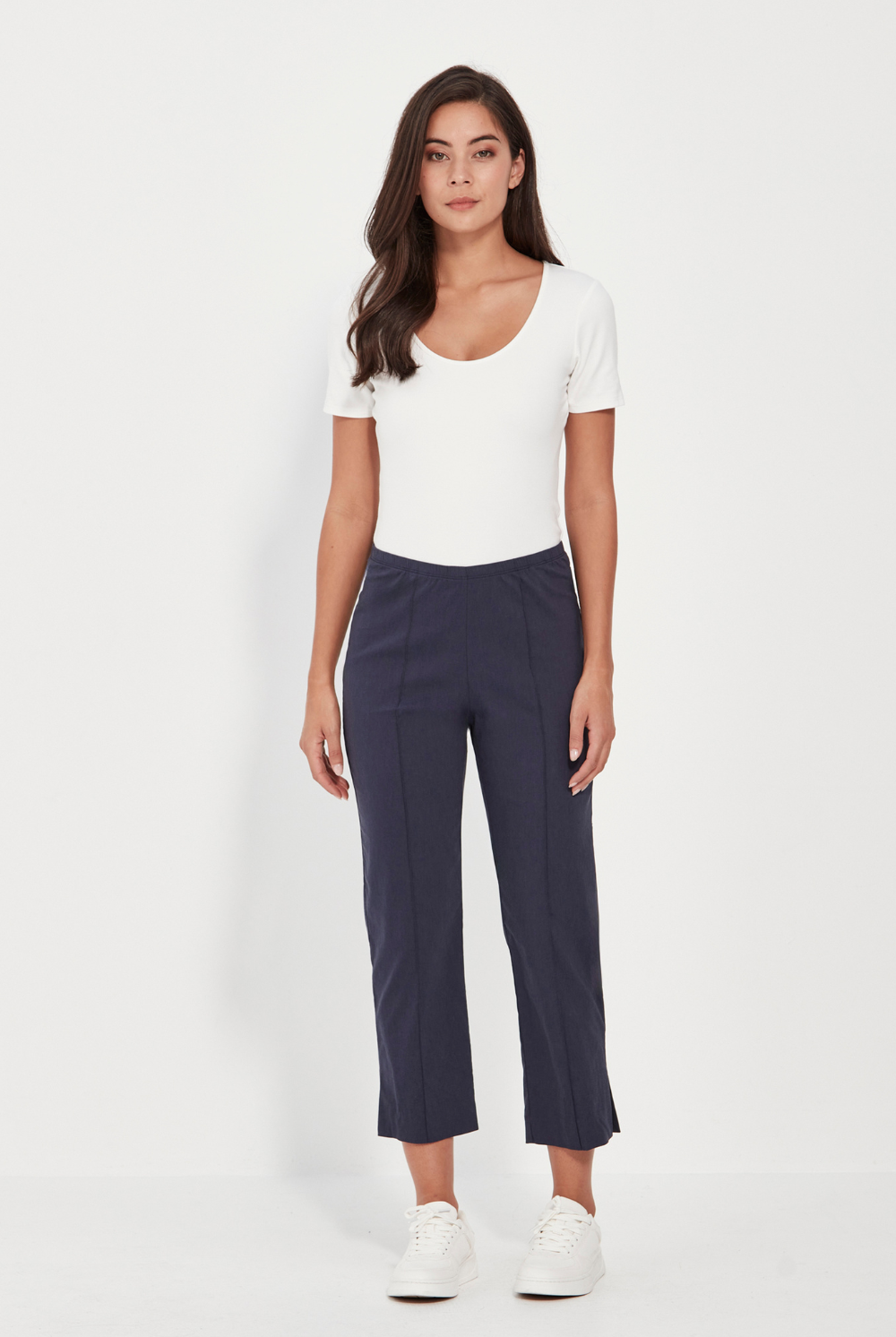 Verge - Verge Acrobat 7/8 Pant | Denim Marle - Pants - Silvermaple Boutique