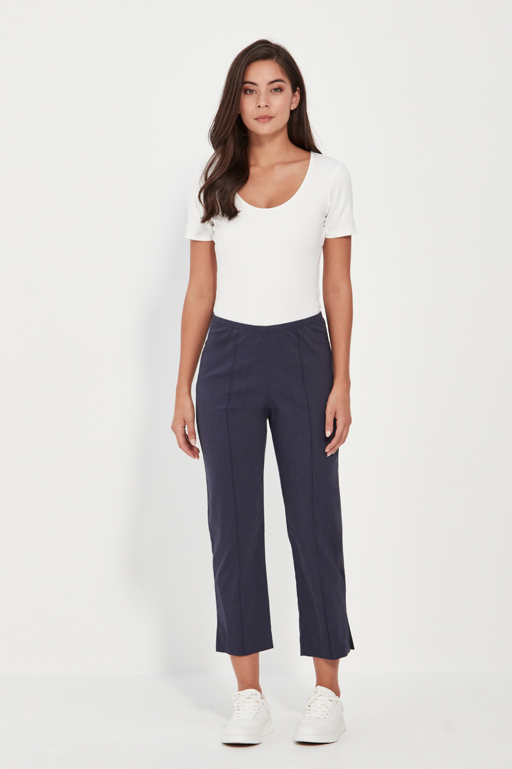 Verge - Verge Acrobat 7/8 Pant | Denim Marle - Pants - Silvermaple Boutique