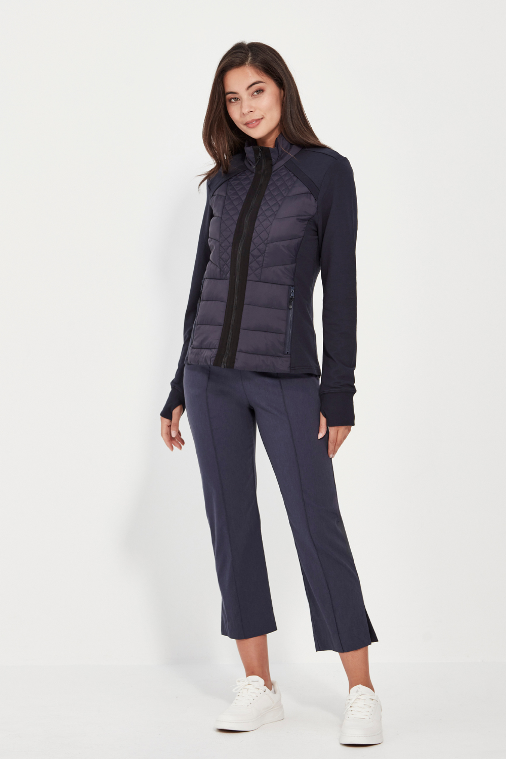 Verge - Verge Acrobat 7/8 Pant | Denim Marle - Pants - Silvermaple Boutique