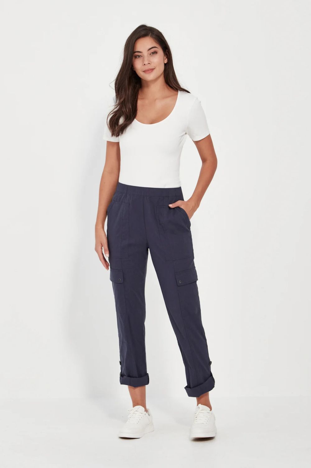 Verge - Verge Acrobat Cargo Pant | Denim Marle - Pants - Silvermaple Boutique