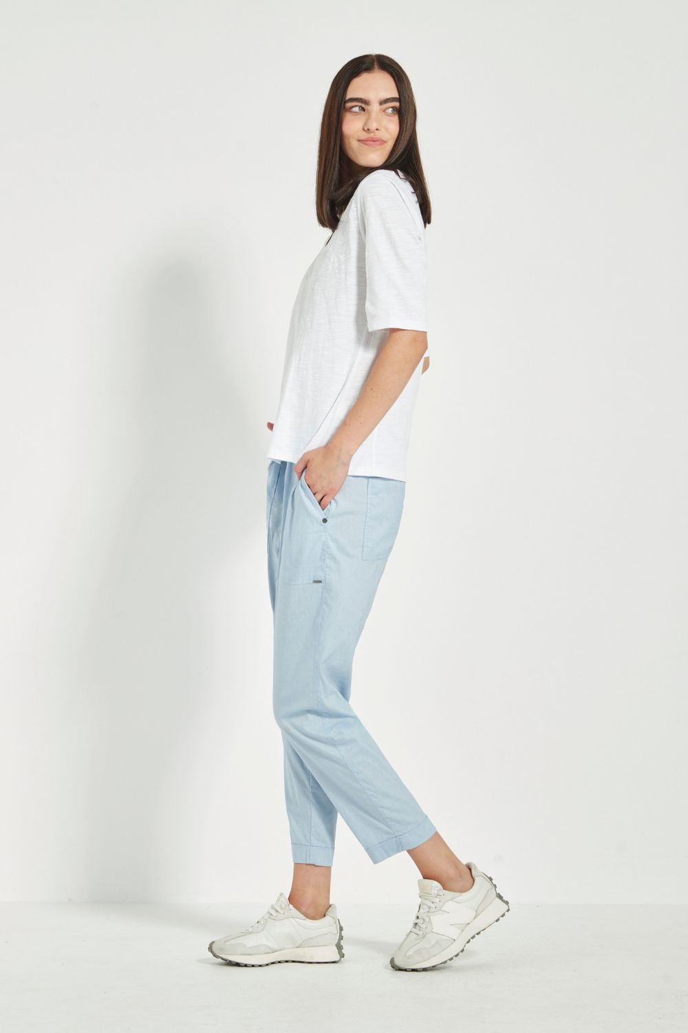 Verge - Verge Acrobat Essex Pant | Chambray - Pants - Silvermaple Boutique