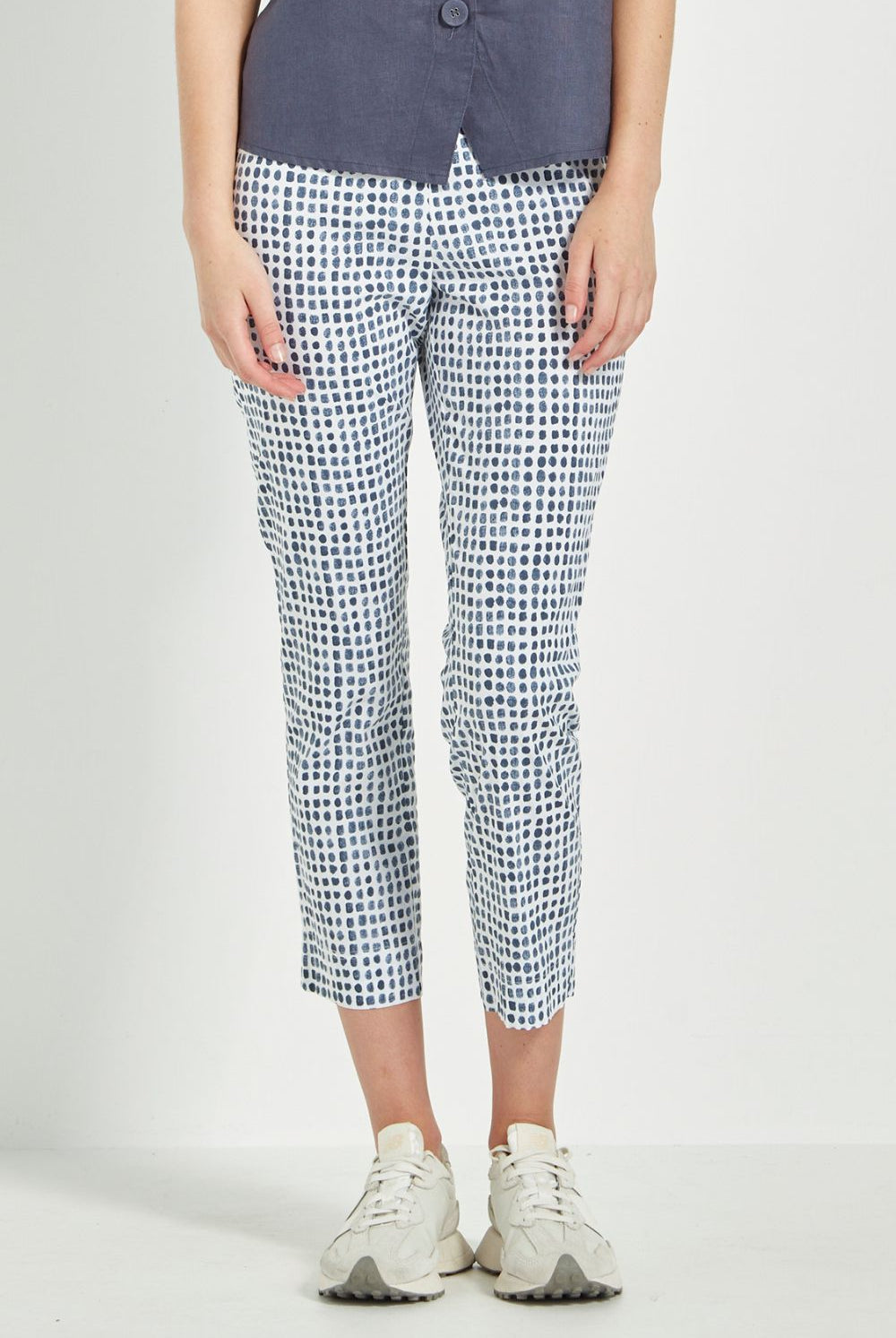 Verge - Verge Acrobat Tile 7/8 Pant | Denim - Pants - Silvermaple Boutique