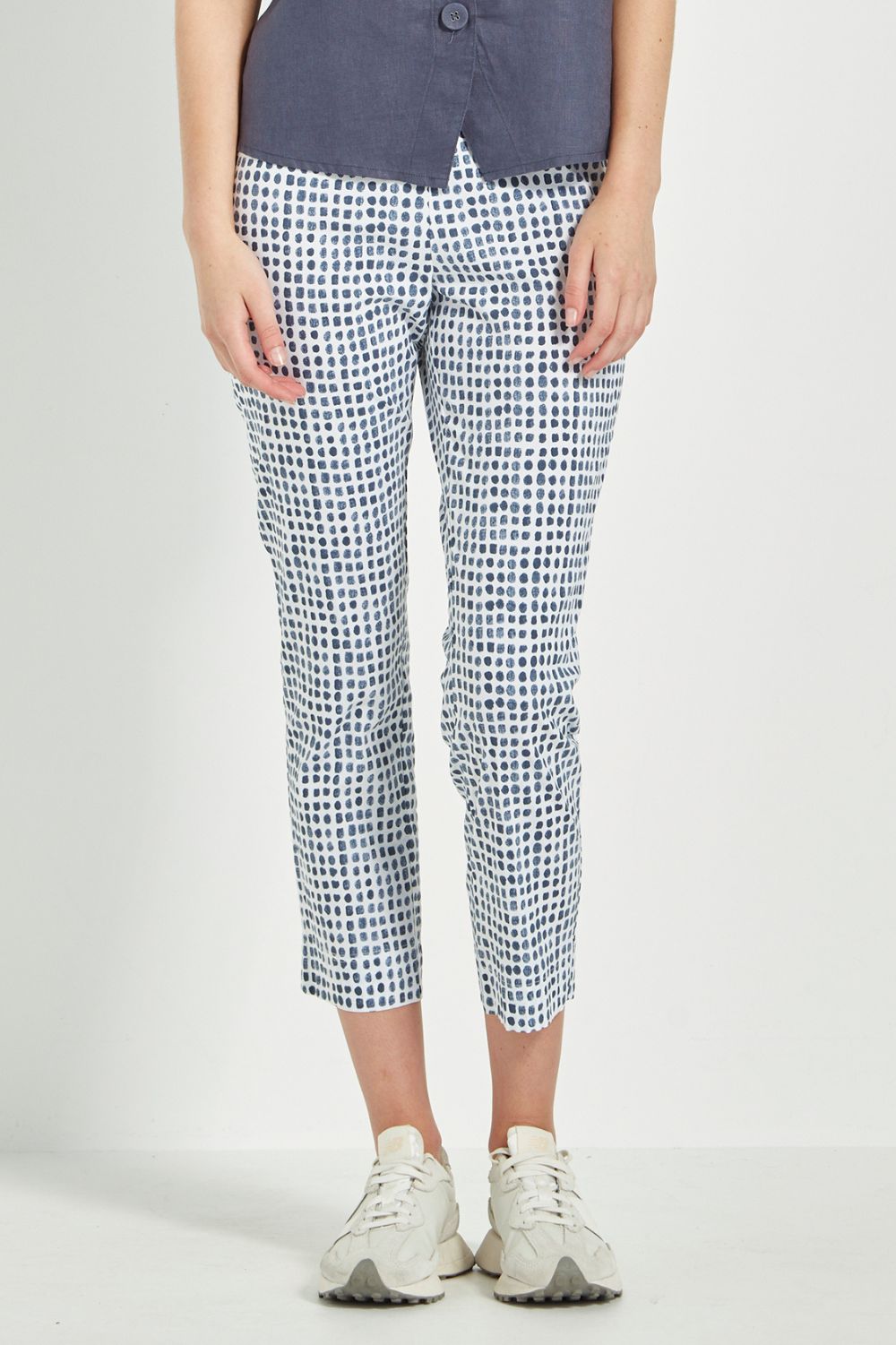 Verge - Verge Acrobat Tile 7/8 Pant | Denim - Pants - Silvermaple Boutique