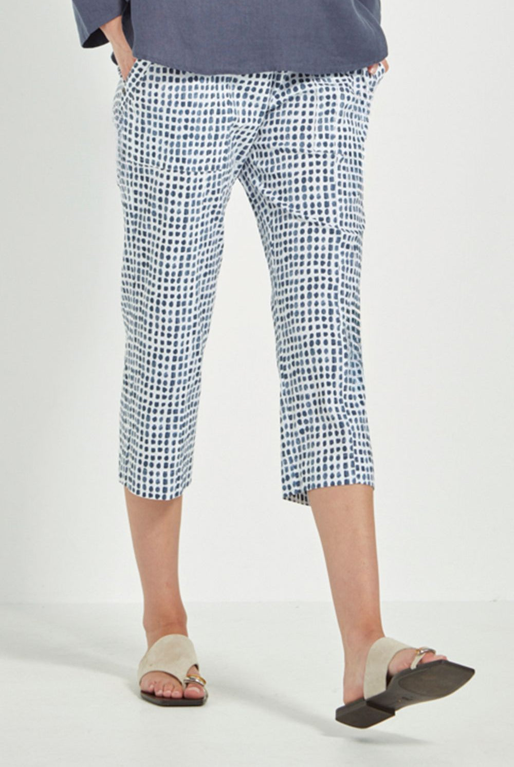 Verge - Verge Acrobat Tile Cargo Short | Denim - Shorts - Silvermaple Boutique