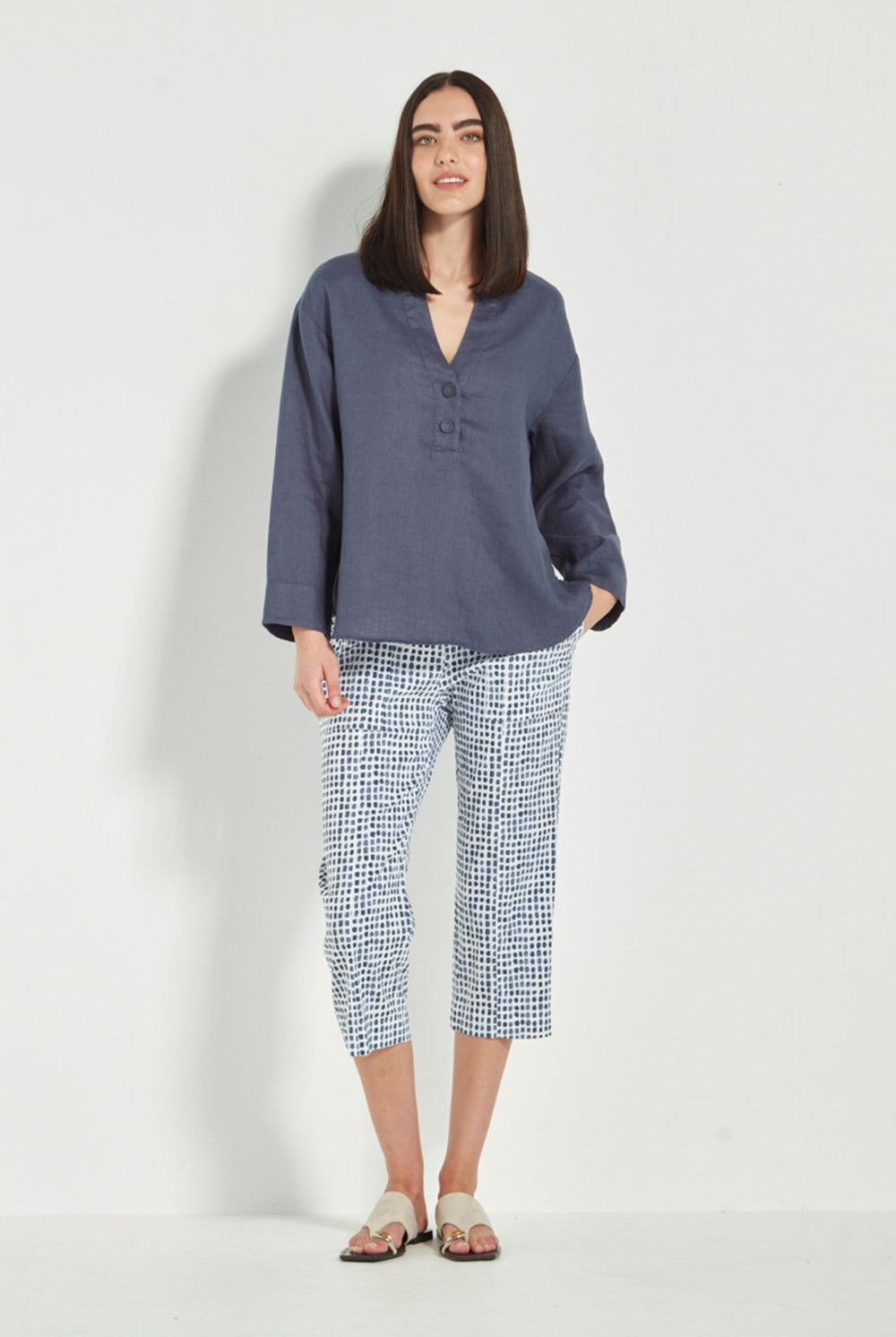 Verge - Verge Acrobat Tile Cargo Short | Denim - Shorts - Silvermaple Boutique