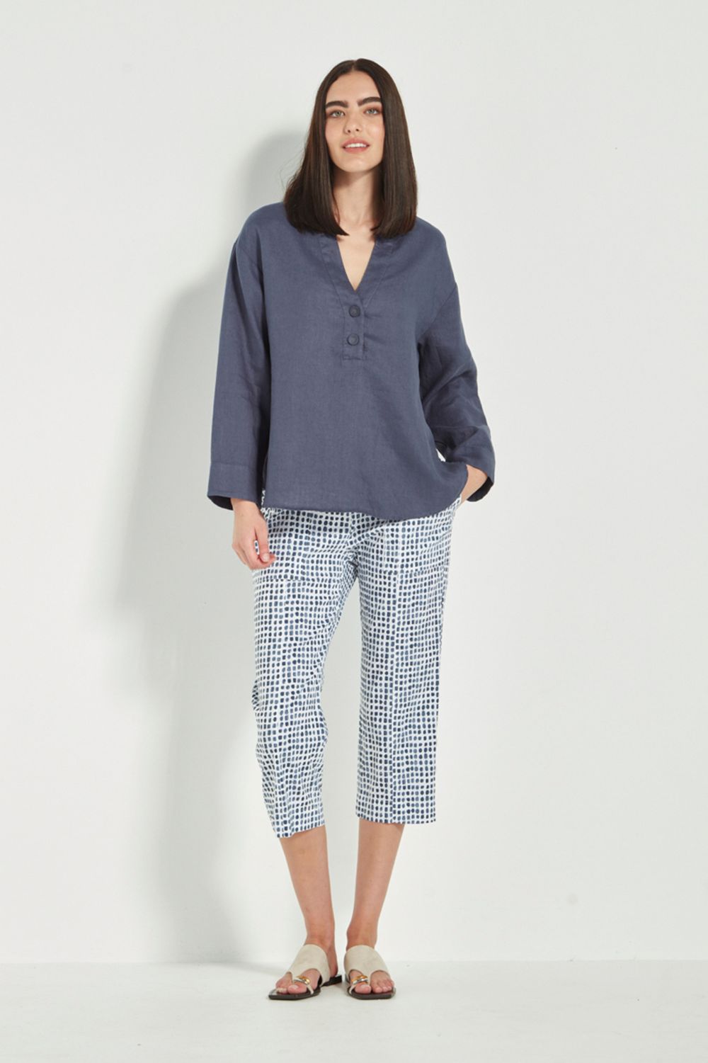 Verge - Verge Acrobat Tile Cargo Short | Denim - Shorts - Silvermaple Boutique