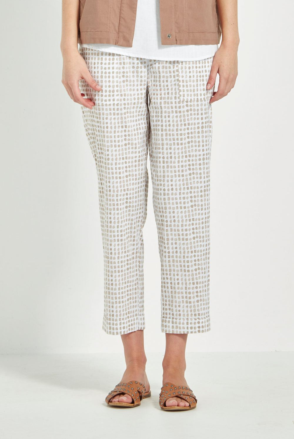 Verge - Verge Acrobat Tile Pant | Bark - Pants - Silvermaple Boutique