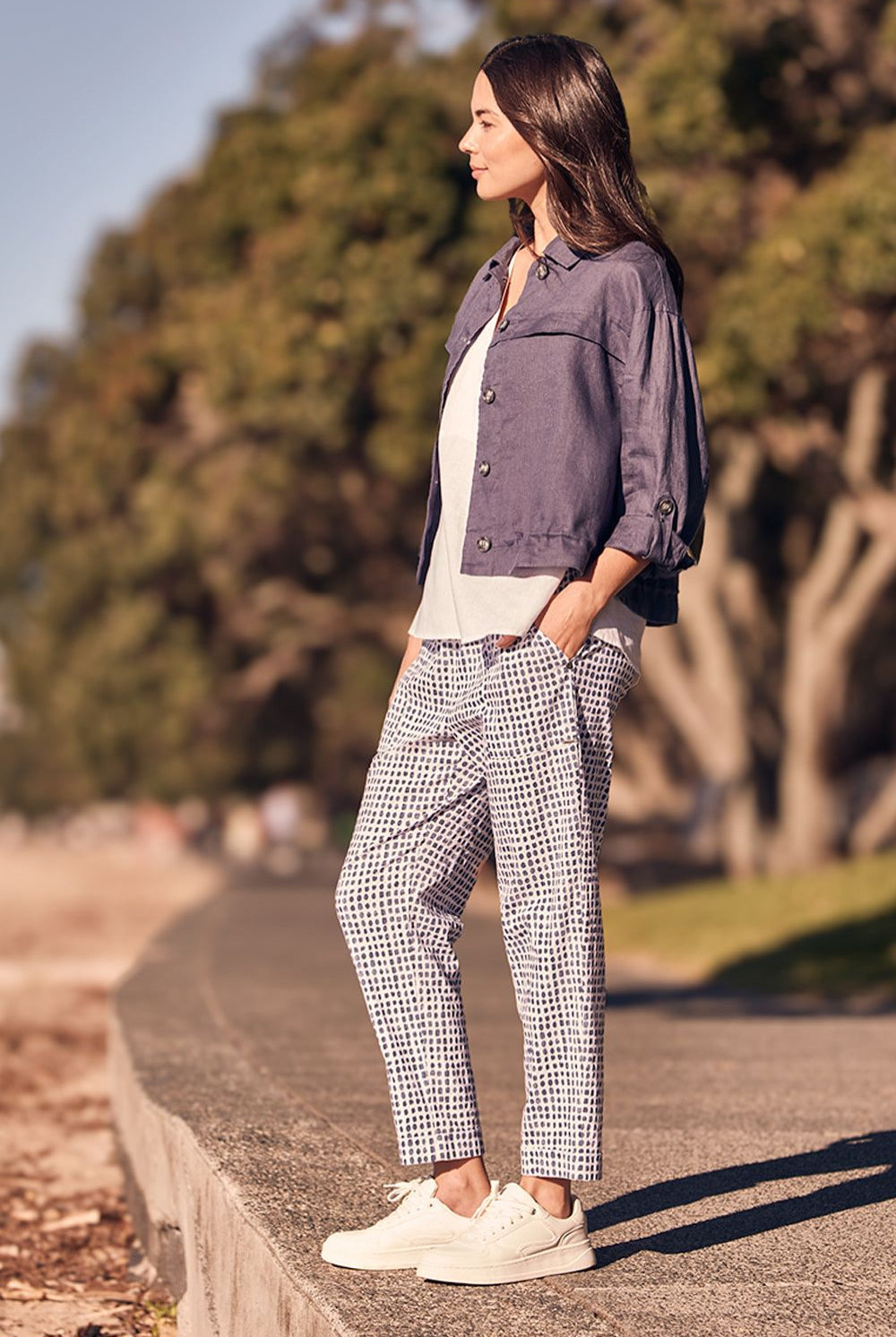 Verge - Verge Acrobat Tile Pant | Denim - Pants - Silvermaple Boutique