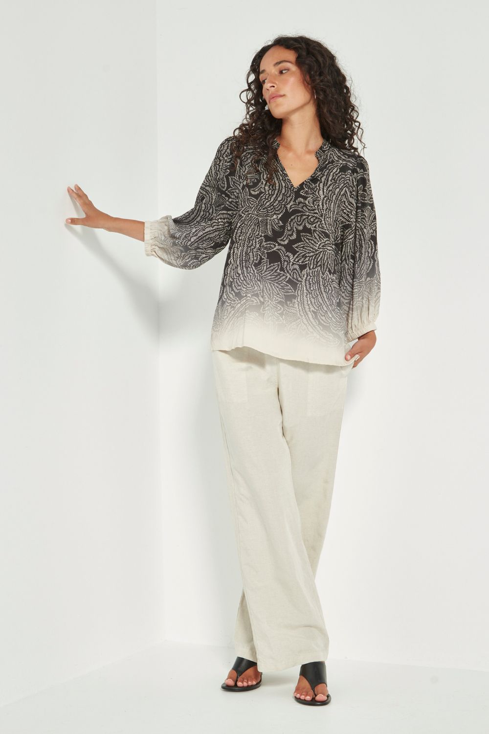Verge - Verge Amara Blouse | Print - Blouse - Silvermaple Boutique