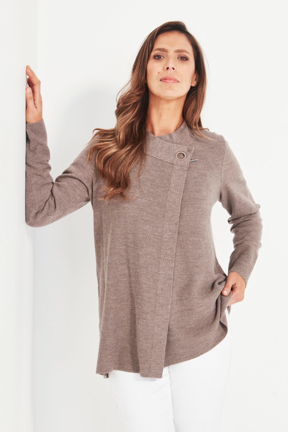 Verge - Verge Angelo Cardi | Truffle - Cardigan - Silvermaple Boutique