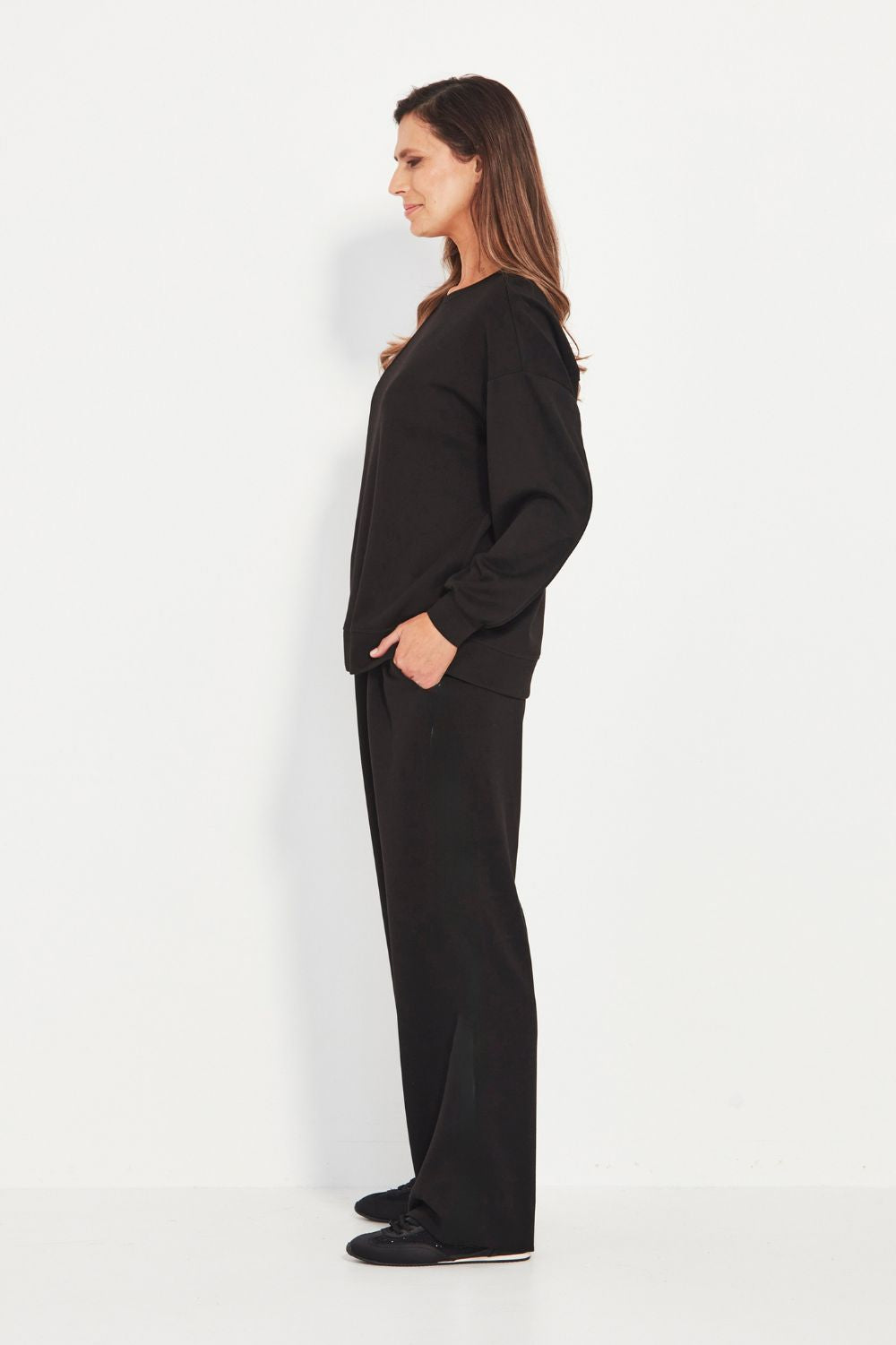 Verge - Verge Bexter Pant | Solid Black - Pants - Silvermaple Boutique
