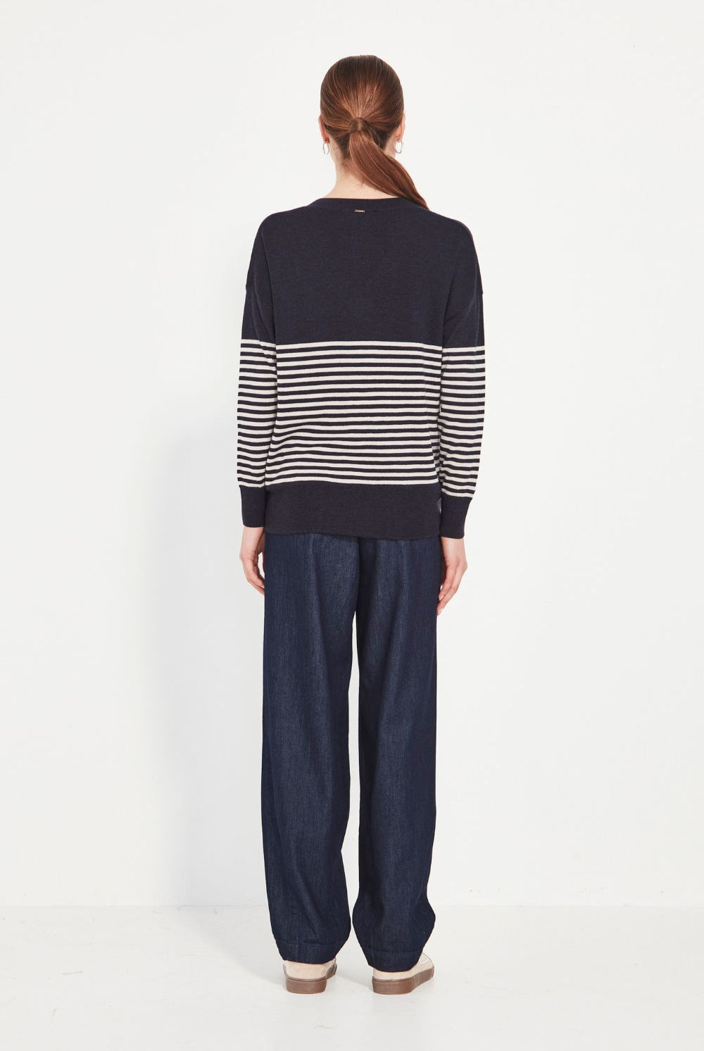 Verge - Verge Brag Sweater | Ink Stripe - Jumper - Silvermaple Boutique