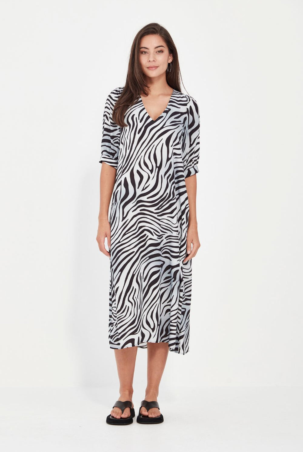 Verge - Verge Casey Dress | Zebra Print - Dress - Silvermaple Boutique