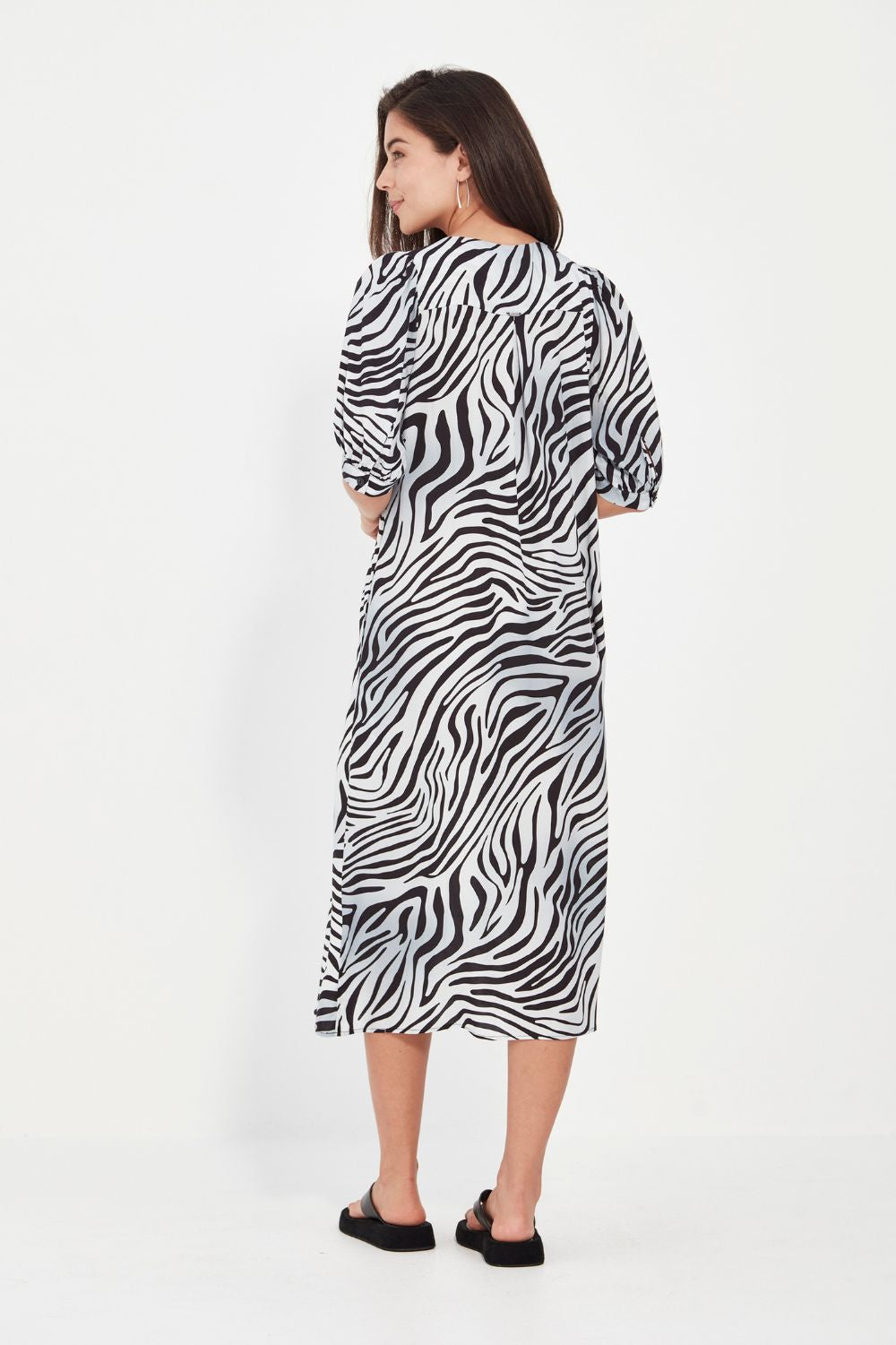 Verge - Verge Casey Dress | Zebra Print - Dress - Silvermaple Boutique