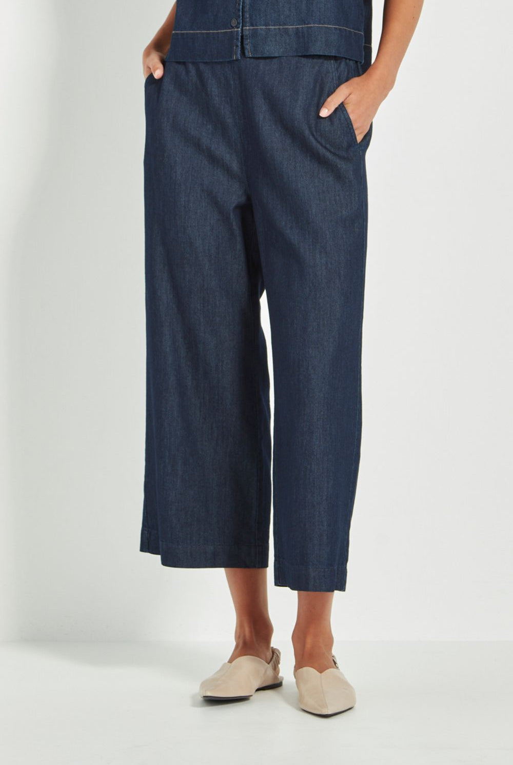 Verge - Verge Enthrall Pant | Dark Denim - Pants - Silvermaple Boutique