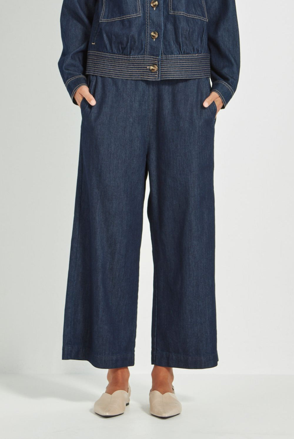 Verge - Verge Enthrall Pant | Dark Denim - Pants - Silvermaple Boutique