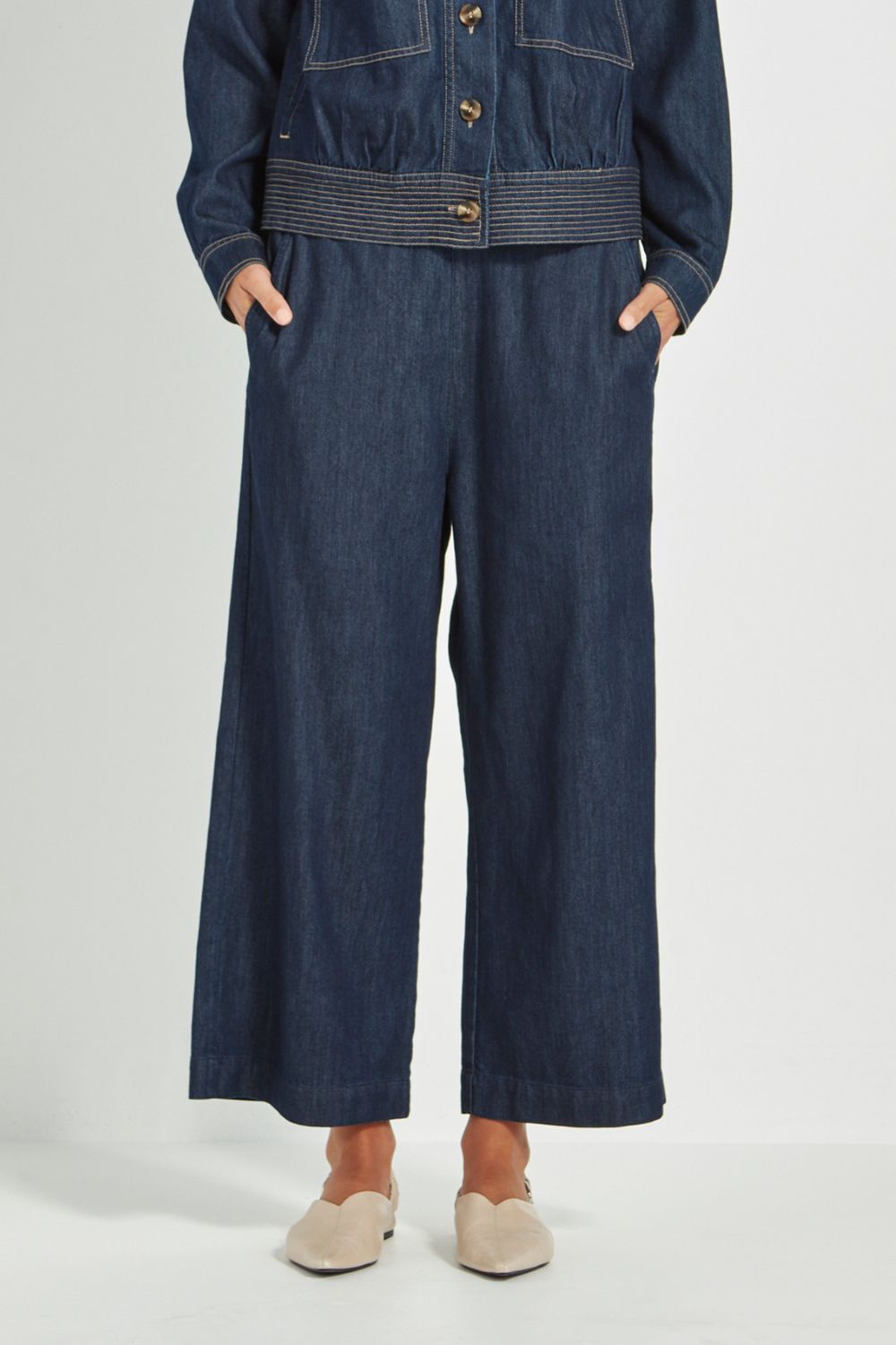Verge - Verge Enthrall Pant | Dark Denim - Pants - Silvermaple Boutique