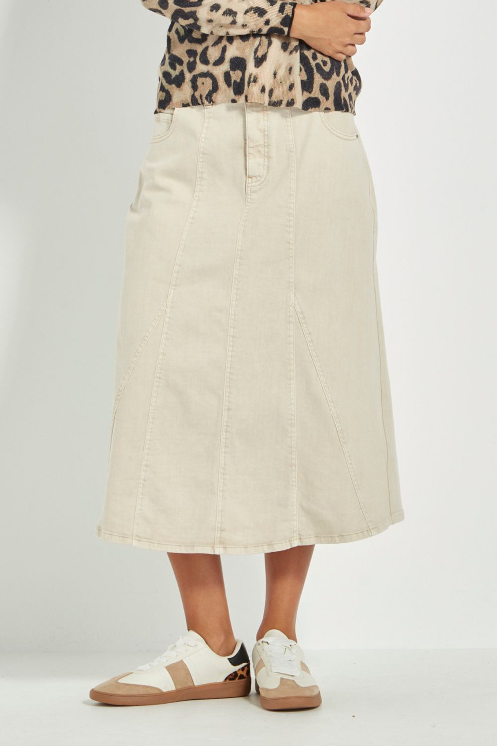 Verge - Verge Gigi Skirt | Cashew - Skirt - Silvermaple Boutique