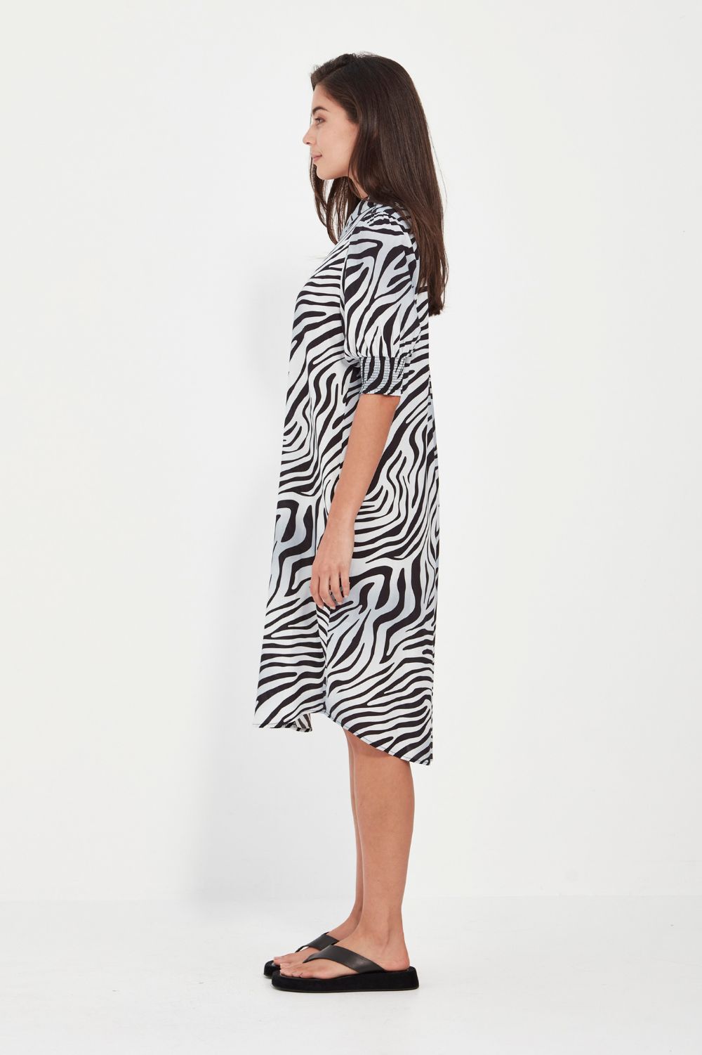 Verge - Verge Julia Dress | Zebra Print - Dress - Silvermaple Boutique