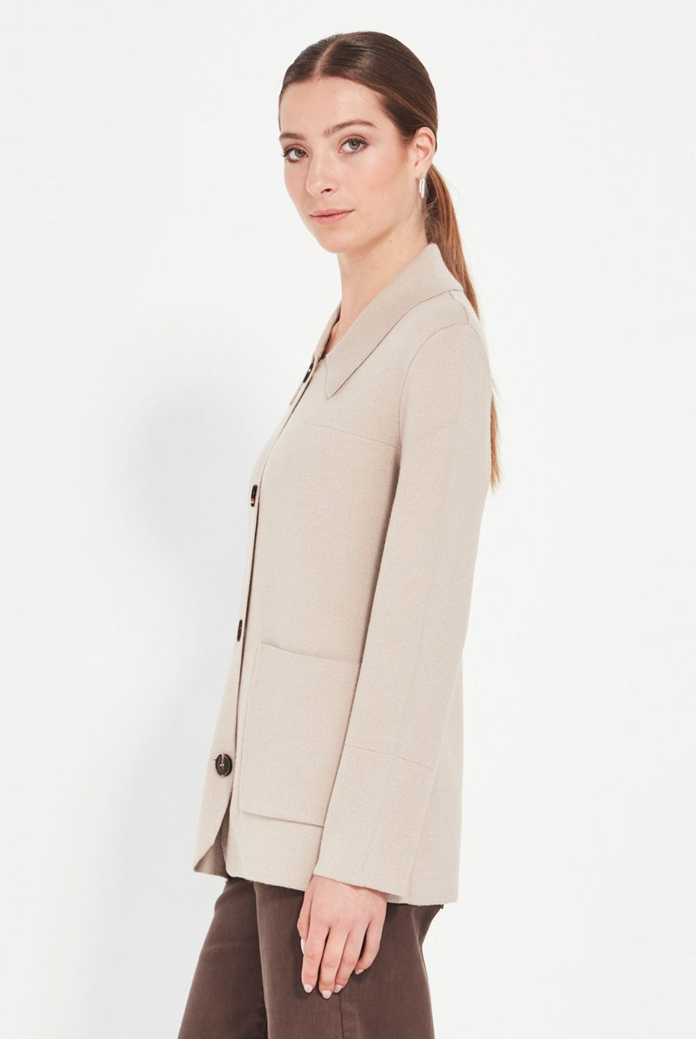 Verge - Verge Kimbel Jacket | Stone - Jacket - Silvermaple Boutique